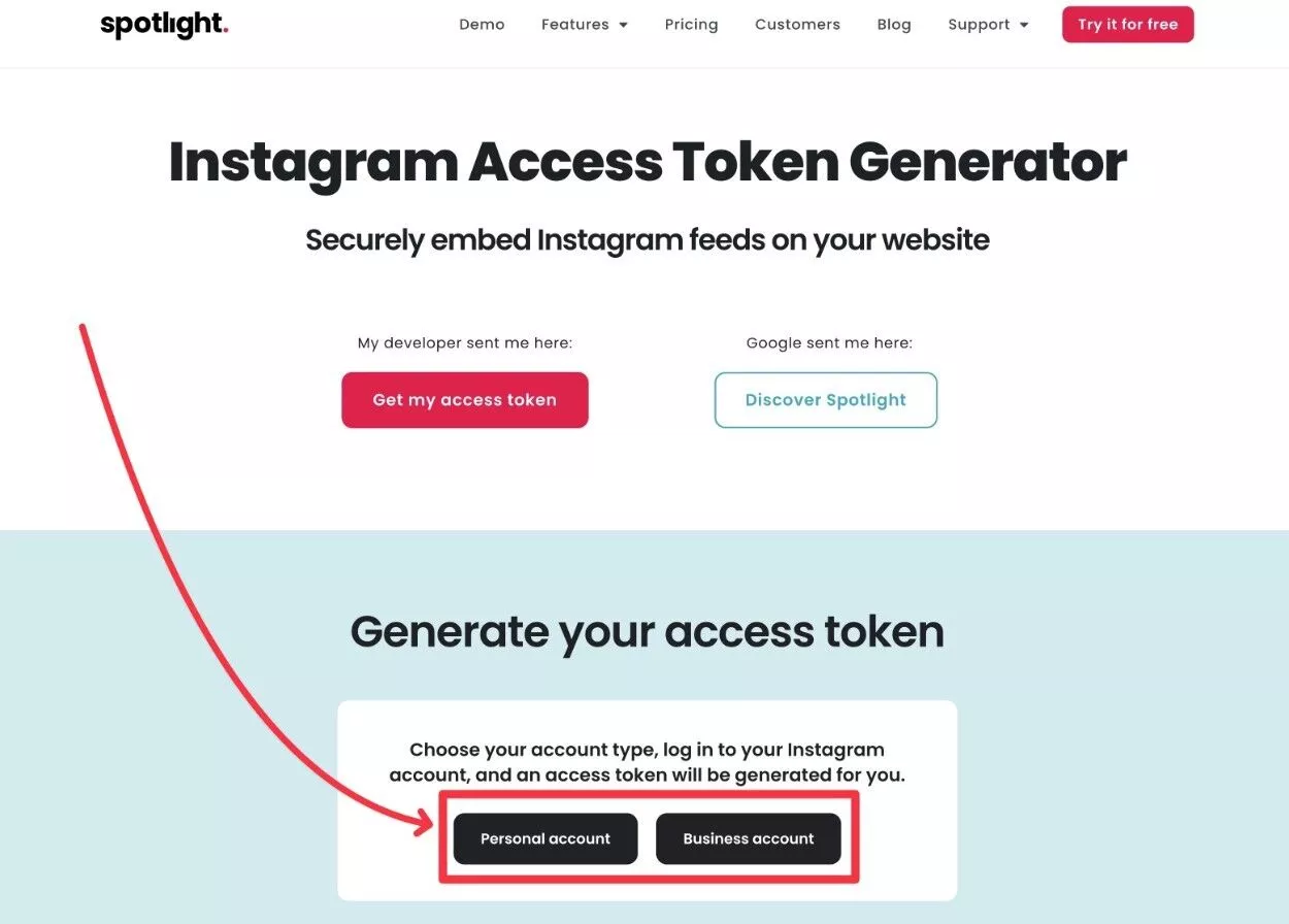 Genera tu token de acceso