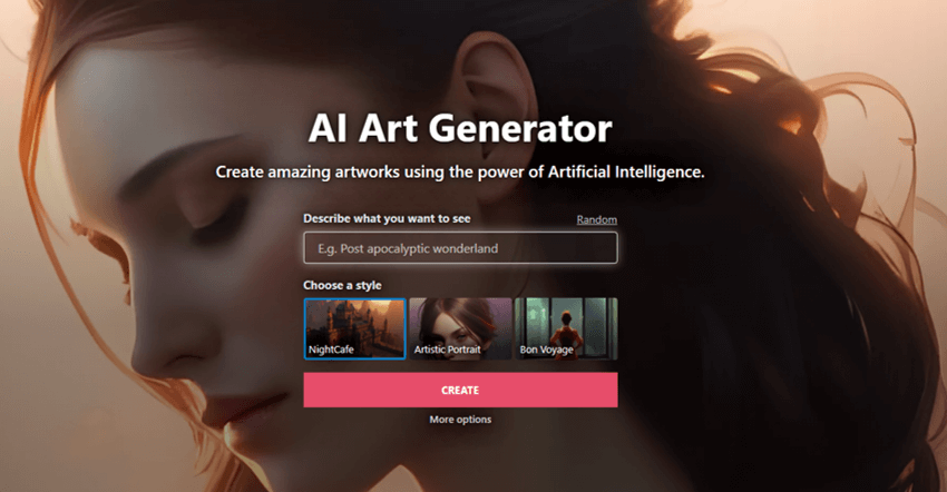 NightCafe Best AI Art Generator