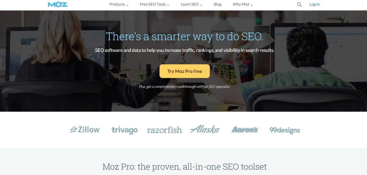 Moz Pro; das beste E-Commerce-Tool für SEO