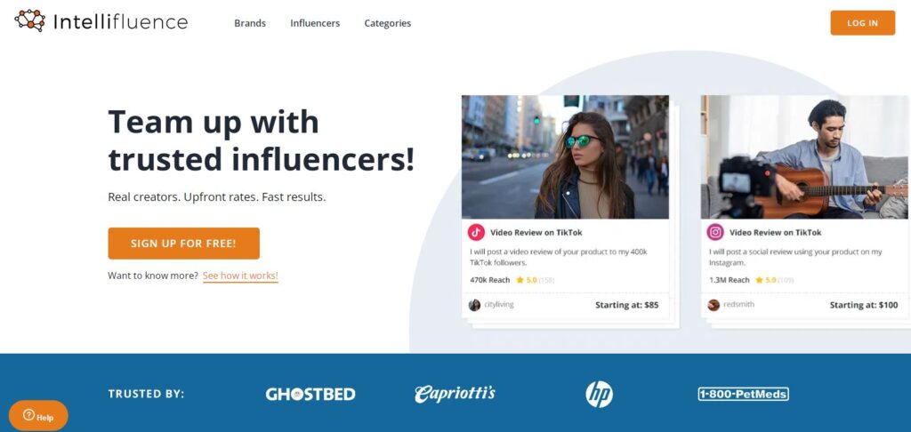 Influencer-Marketing-Plattformen Intellifluence