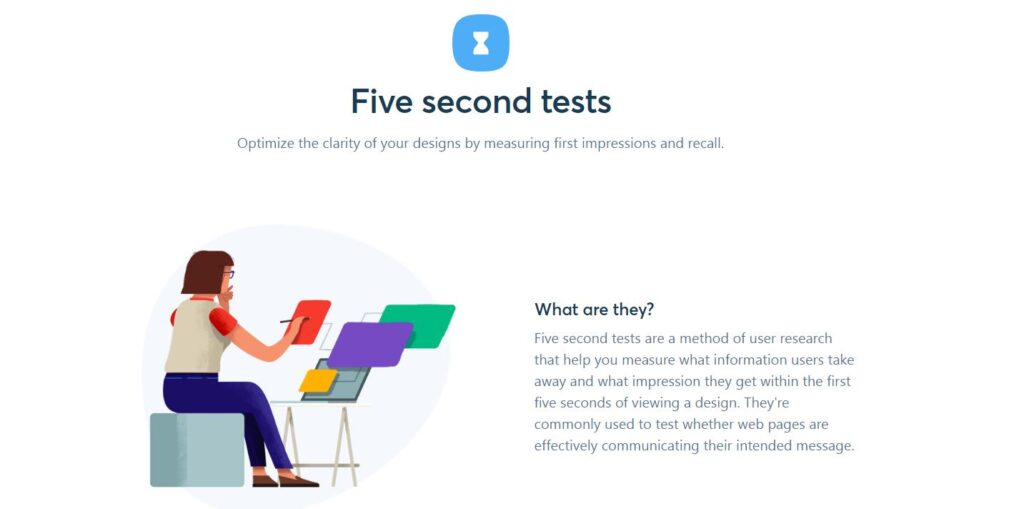 Strumenti CRO Test di cinque secondi