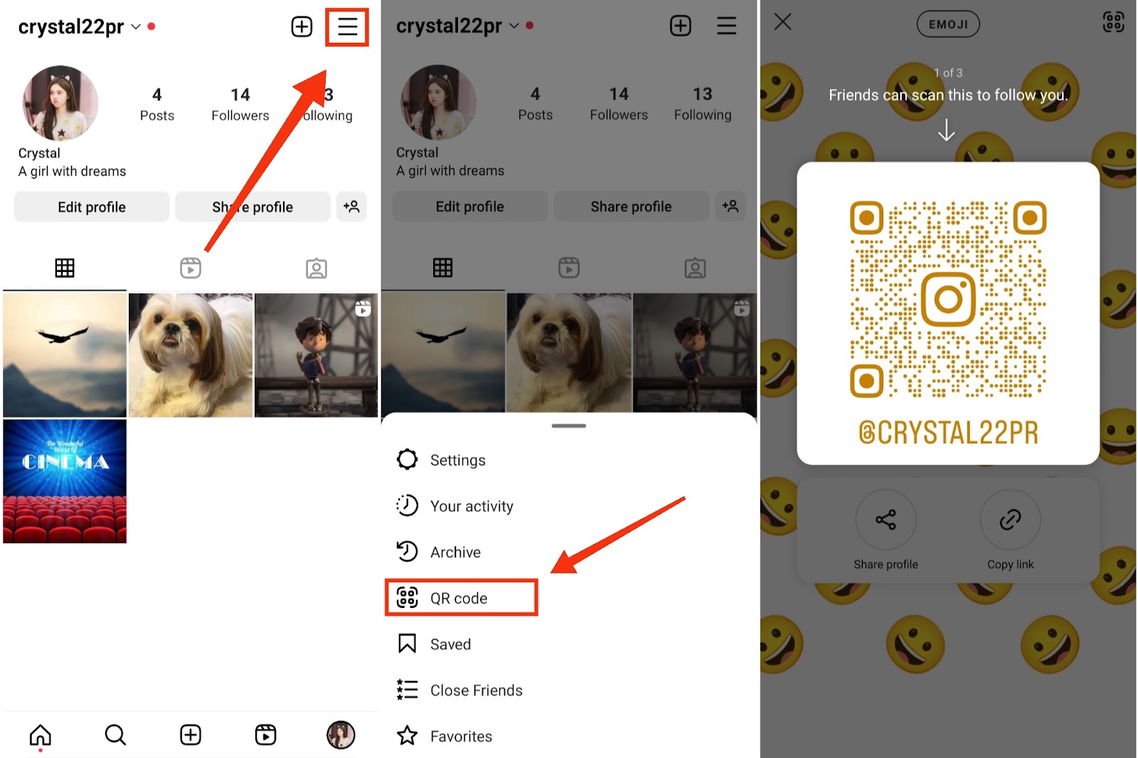 Come creare un codice QR per Instagram