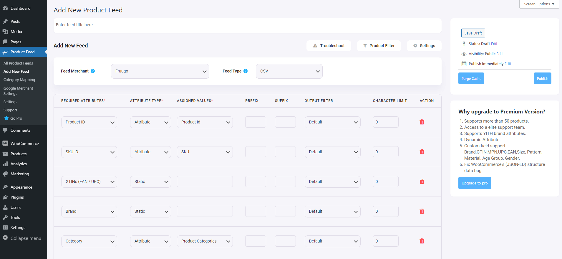 Cómo comenzar a vender en Fruugo utilizando un feed de productos preciso - WooCommerce [2023] 2