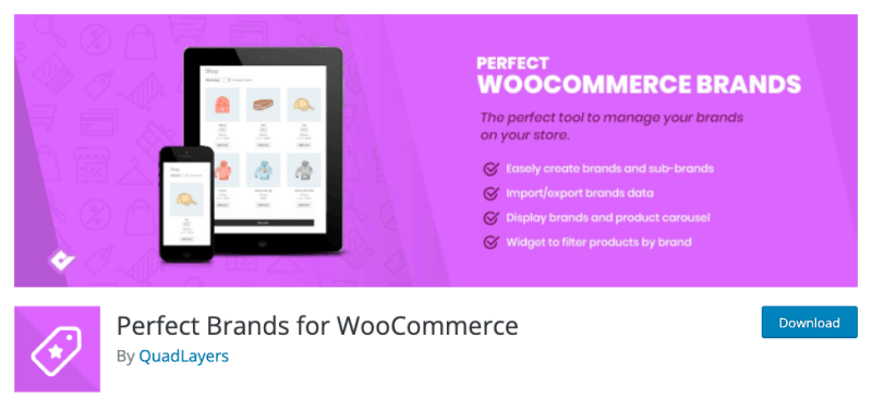 Des marques parfaites pour WooCommerce