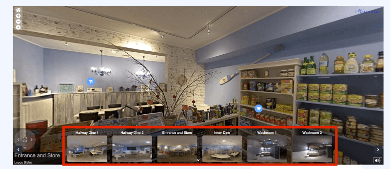 Галерея сцен для виртуального тура по дому - WPVR