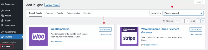 ติดตั้ง WooCommerce