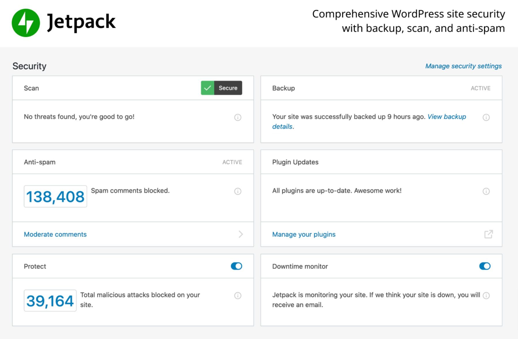 Plug-in JetpackComment