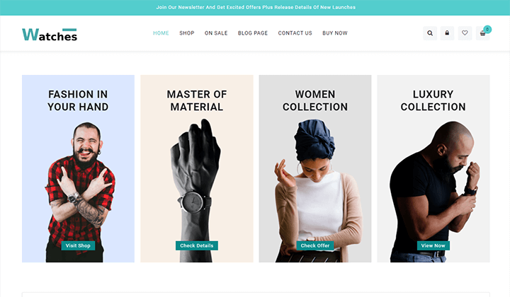 Best WordPress Themes for Watch Store