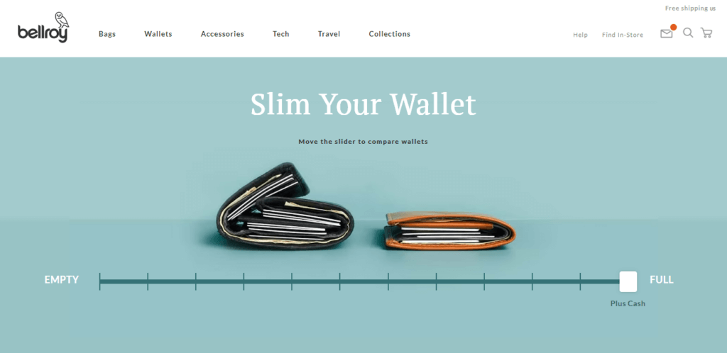 Strona produktu Bellroy