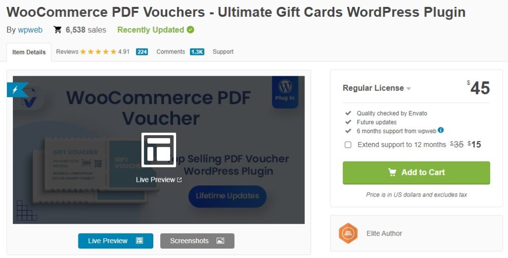 PDF バウチャー woocommerce ギフトカード プラグイン