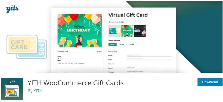 Complementos de tarjetas de regalo de WooCommerce