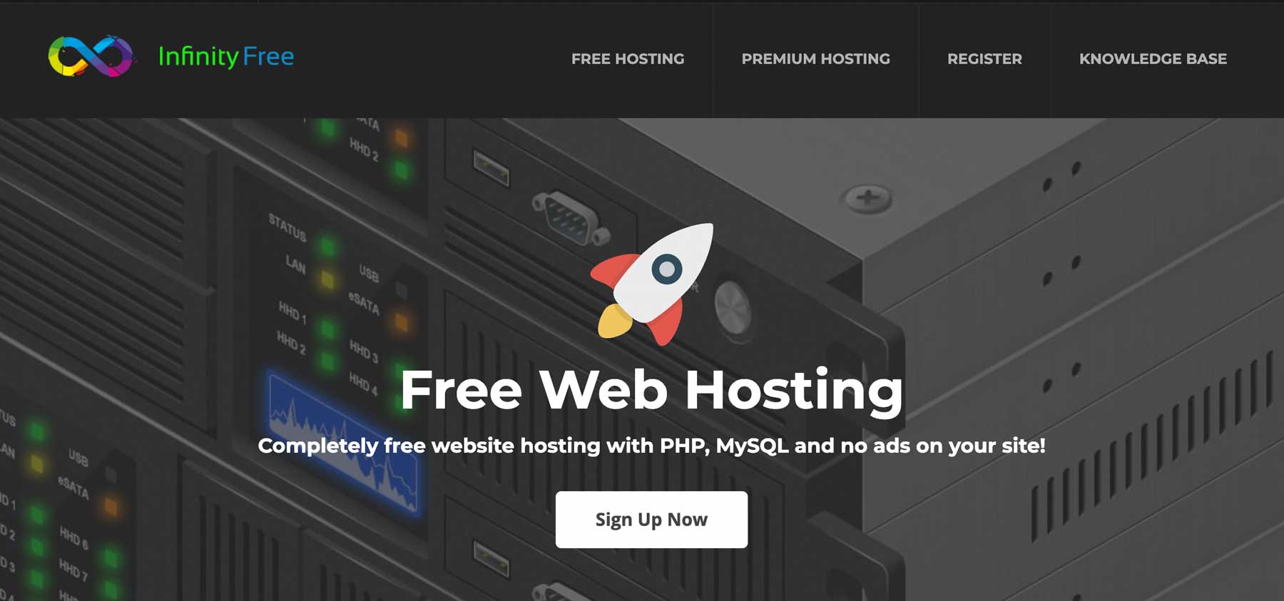 Hosting WordPress InfinityFree