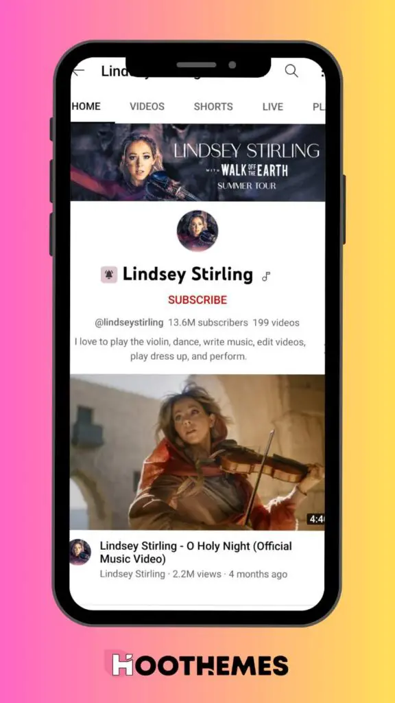 Kanał Lindsey Stirling na YouTube