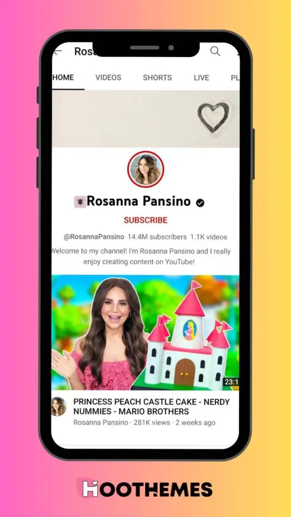 ฟีด YouTube ของ Rosanna Pansino