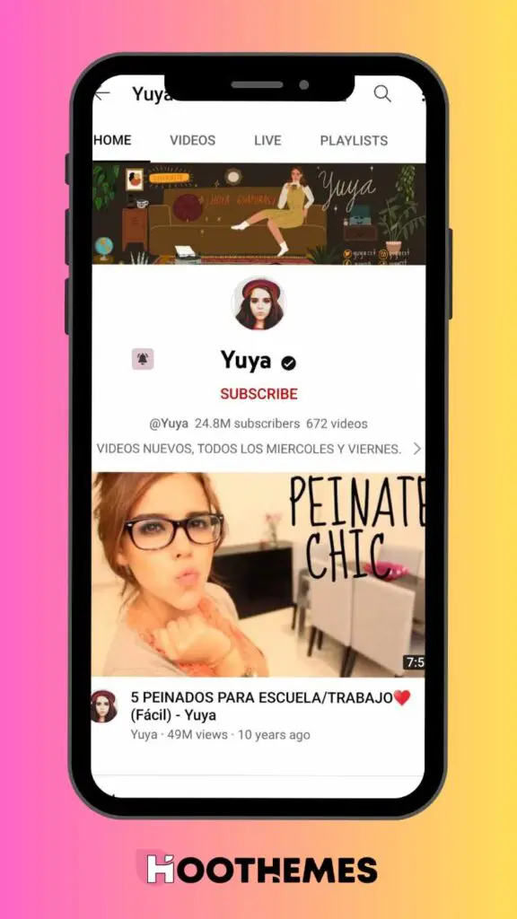 Feed de YouTube de Yuya