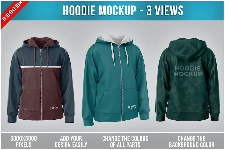 Hoodie-Modelle -