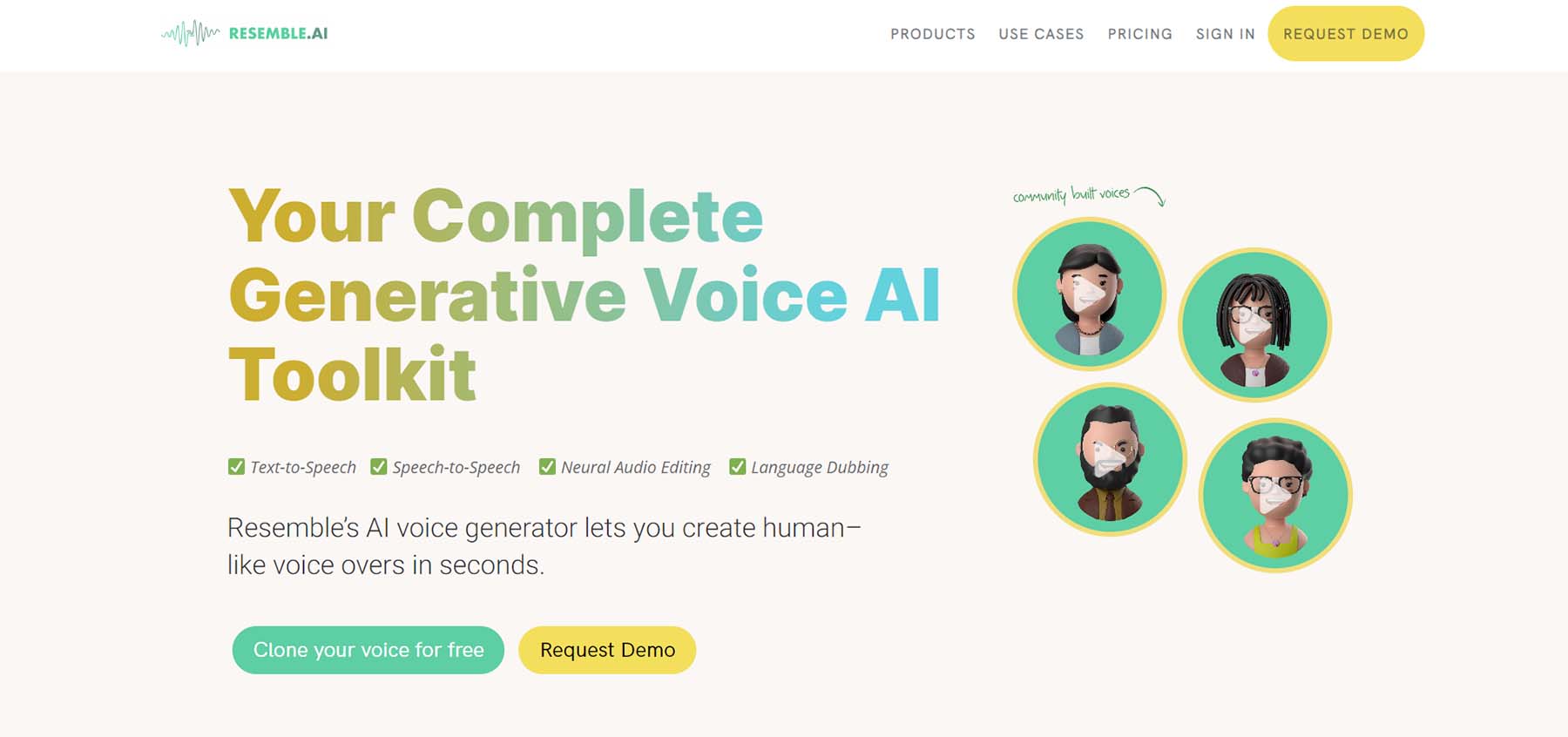 Ähnelt der AI Voice Cloning Platform