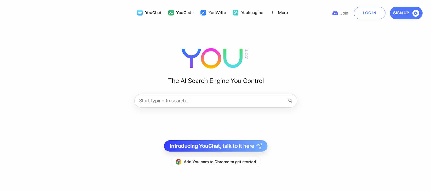 검색을 위한 You.com ChatGPT 대안