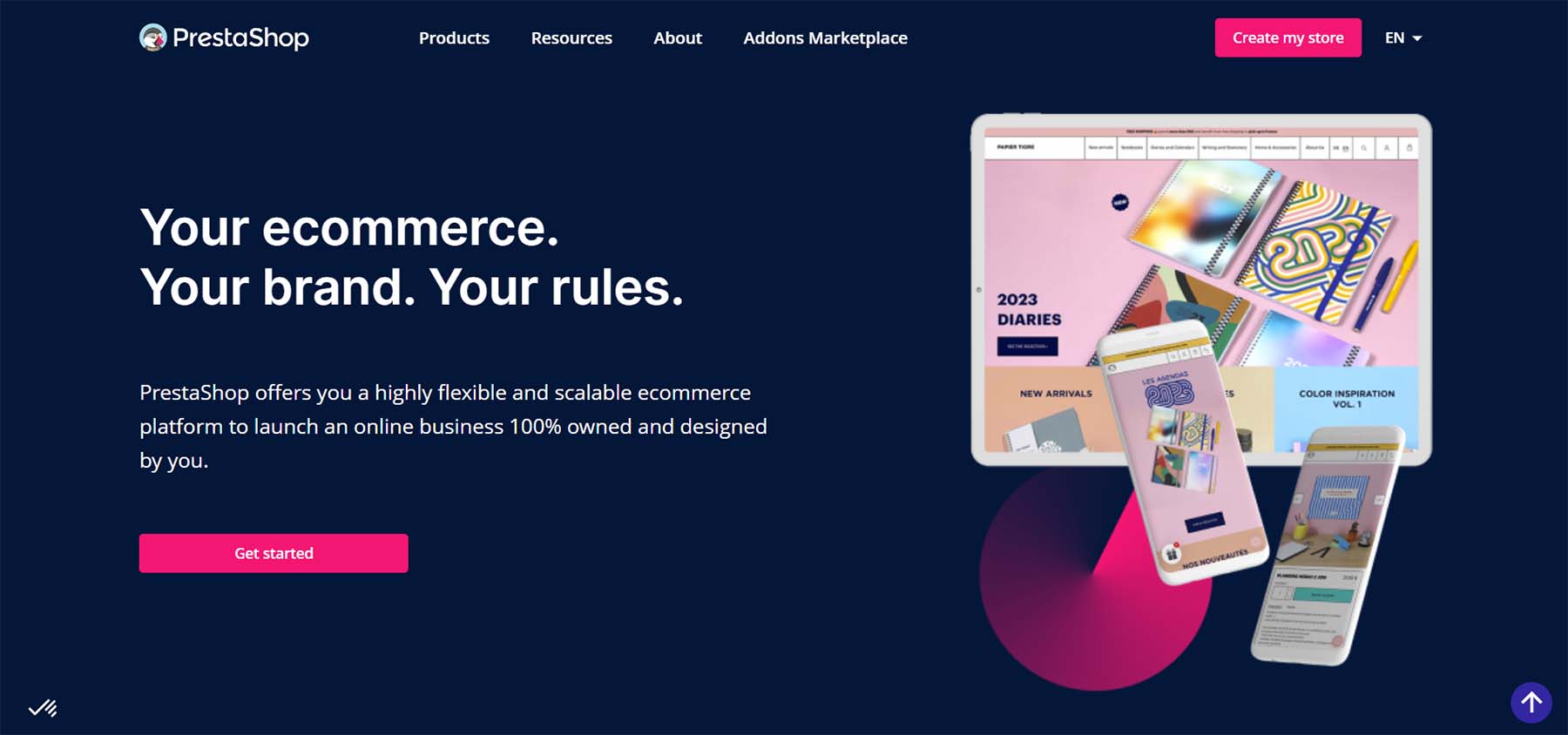 منصة Prestashop للتجارة الإلكترونية