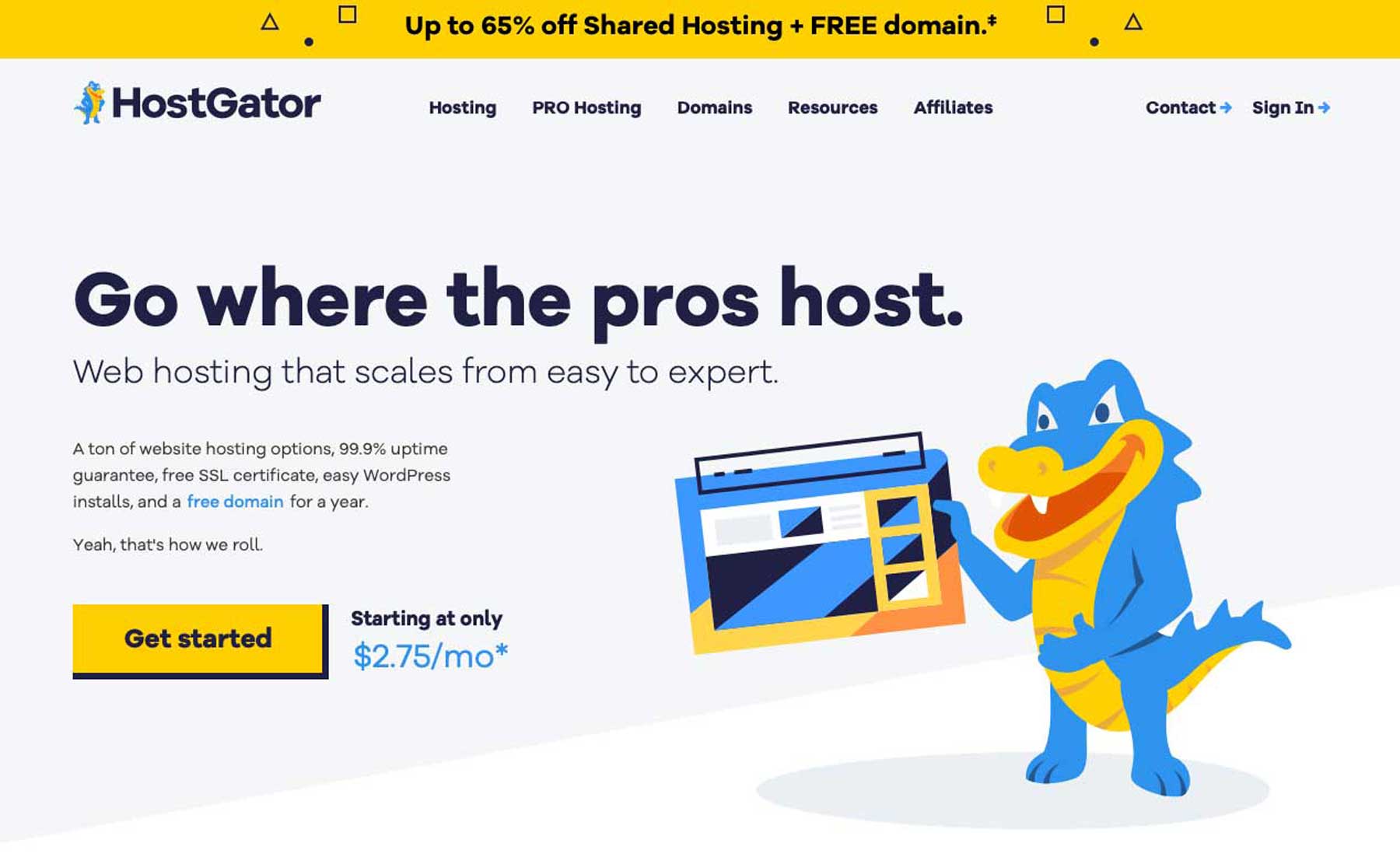 HostGator أفضل استضافة وورد