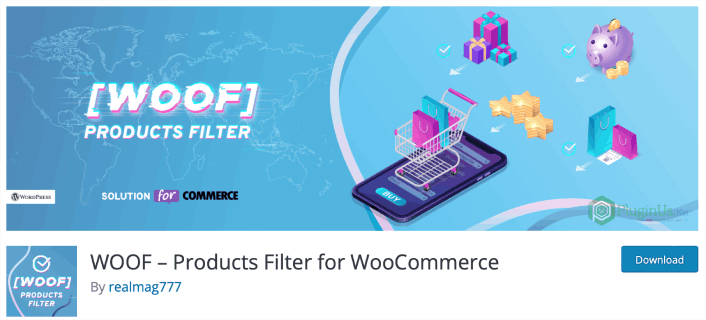 Filtre de produits WOOF pour WooCommerce