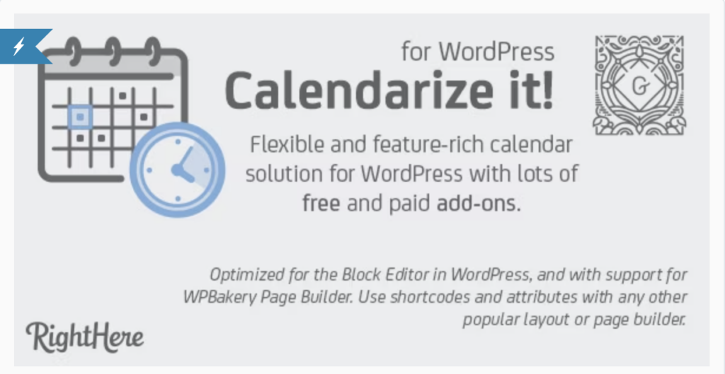 Calendarize it ワードプレス向けカレンダーソリューション