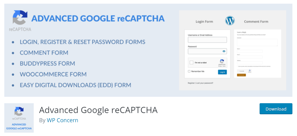 zaawansowana recaptcha google