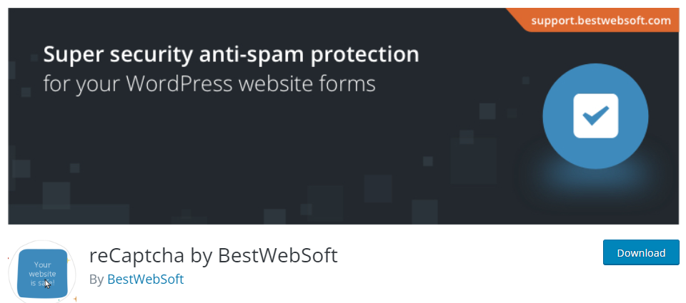 reCaptcha by bestwebsoft