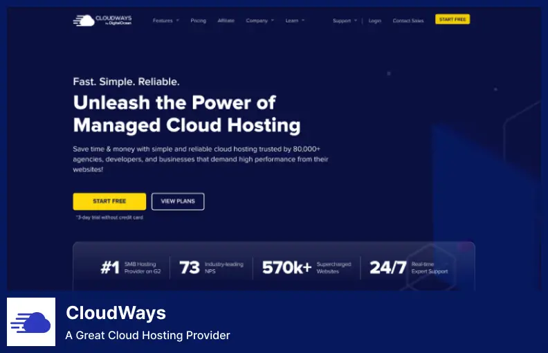 Cloudways: il miglior hosting cloud gestito scalabile