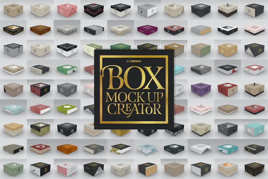 Criador de Mockup de Caixa -