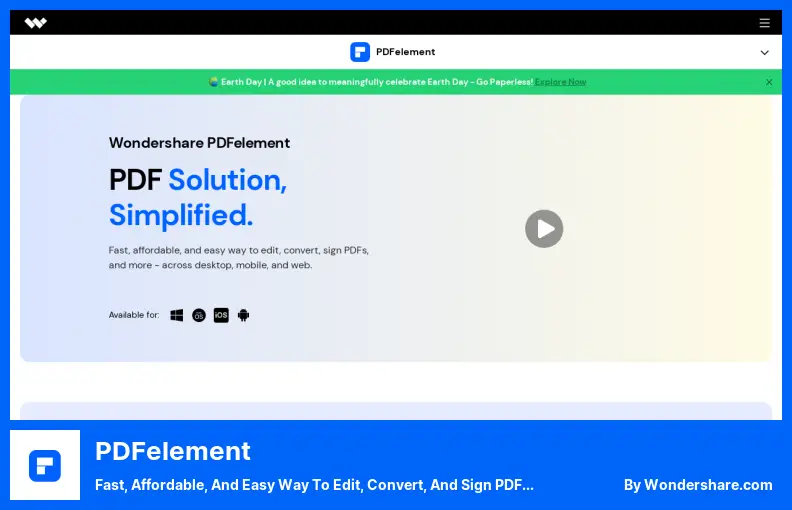 PDFelement: un modo semplice, veloce e conveniente per modificare, convertire e firmare PDF