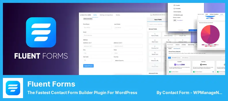 Fluent Forms Plugin - WordPress용 가장 빠른 문의 양식 작성기 플러그인