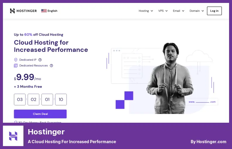 Hostinger - 향상된 성능을 위한 클라우드 호스팅