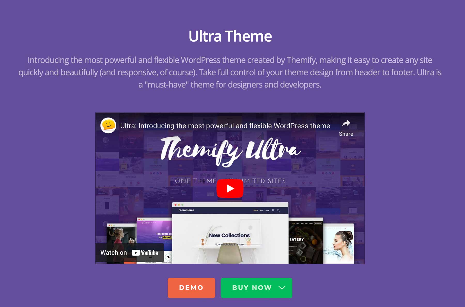 Thème Ultra WordPress