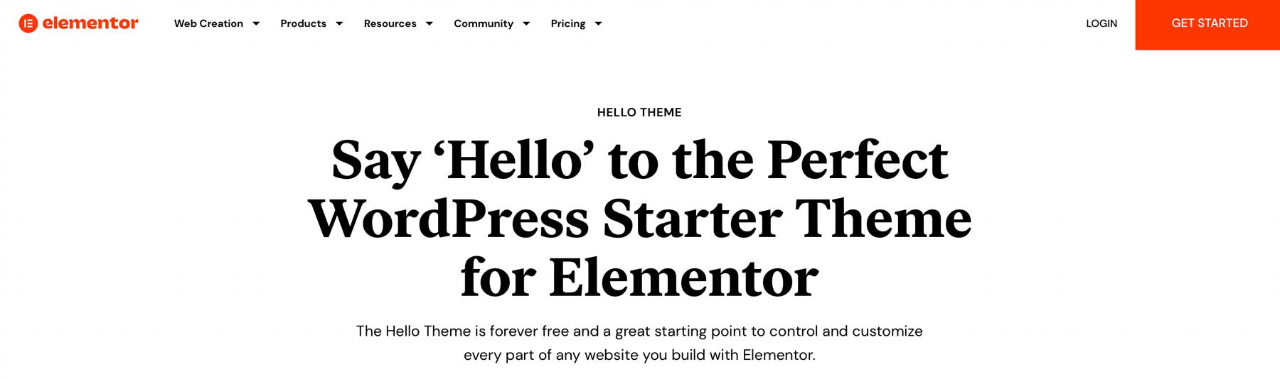 Tema WordPress Hello Elementor