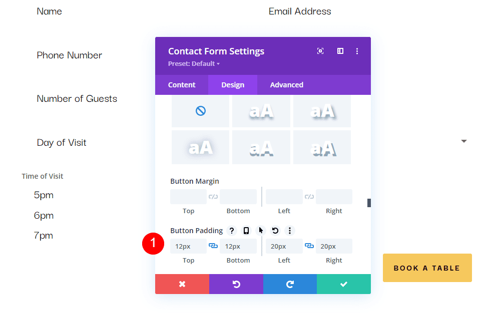 Contoh Pola Pesan Reservasi Restoran