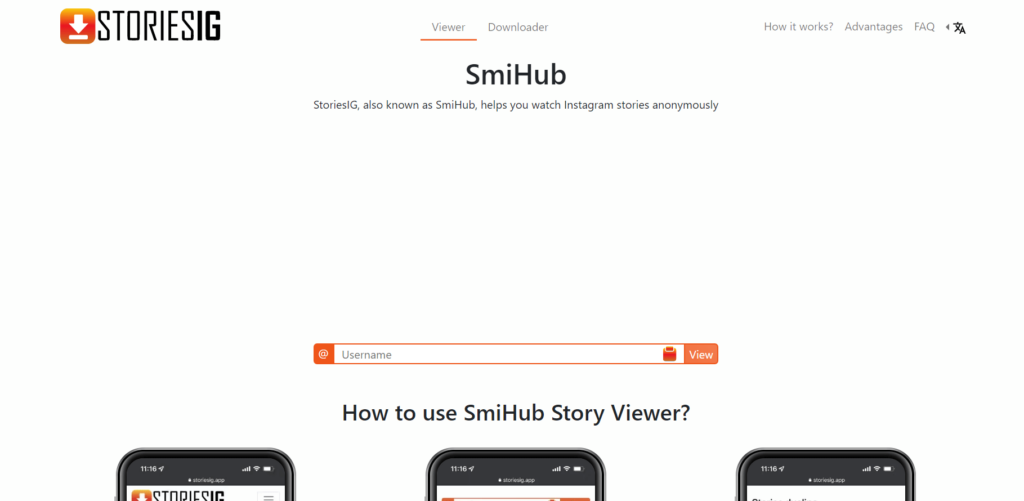 SmiHub: un'alternativa per Picuki