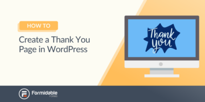 วิธีสร้างหน้าขอบคุณใน WordPress