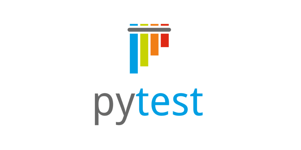 Logo Pytest złożone ze słowa „pytest” i rosnącego wykresu nad nim.