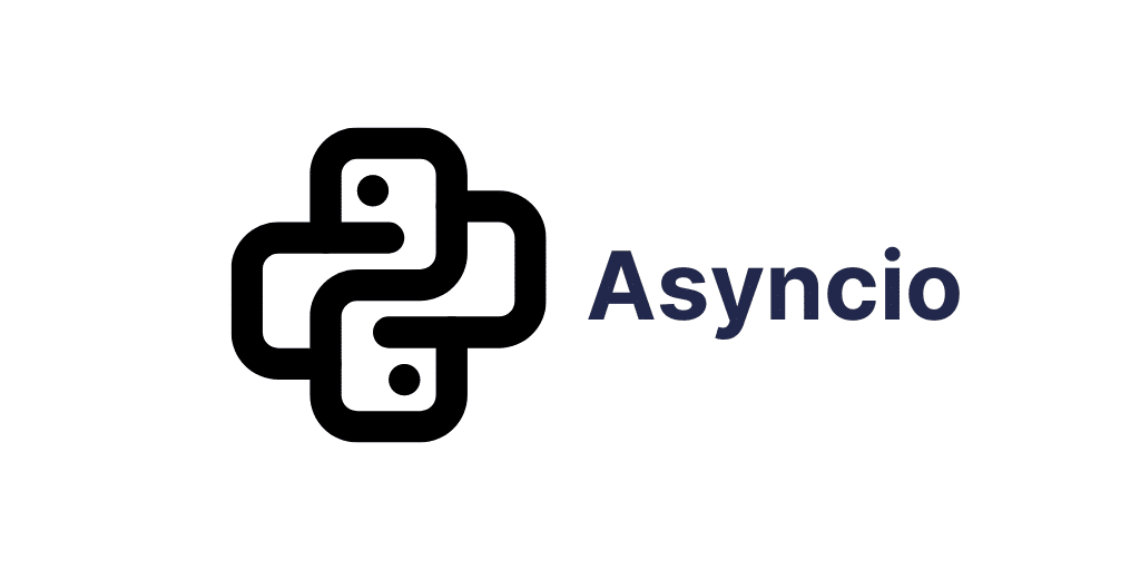 Logo Pythona obok słowa „Asyncio”.