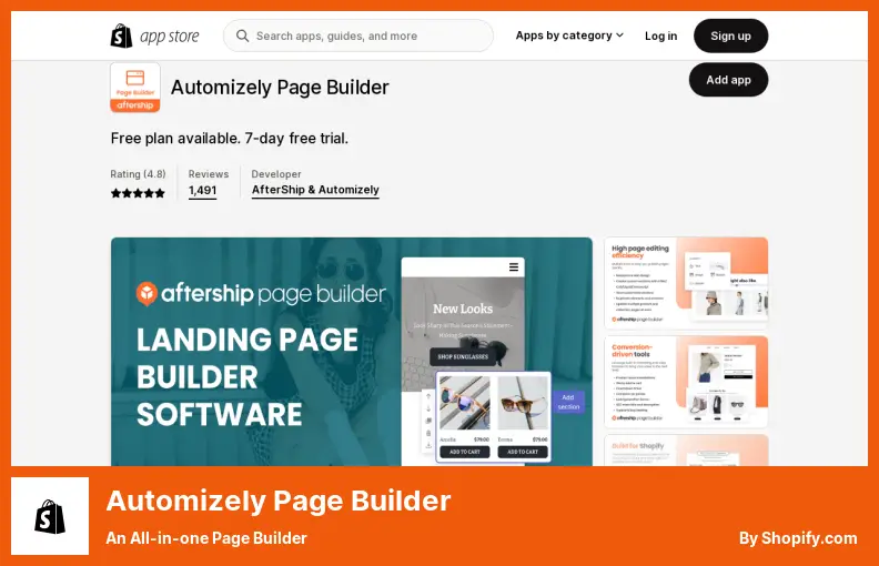 Automizely Page Builder - أداة إنشاء صفحات الكل في واحد