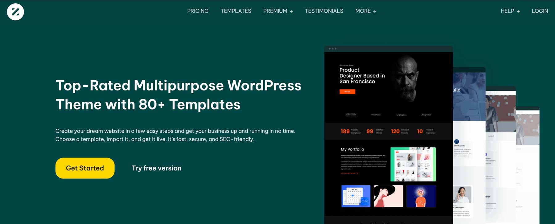 Responsives WordPress-Theme von Zakra