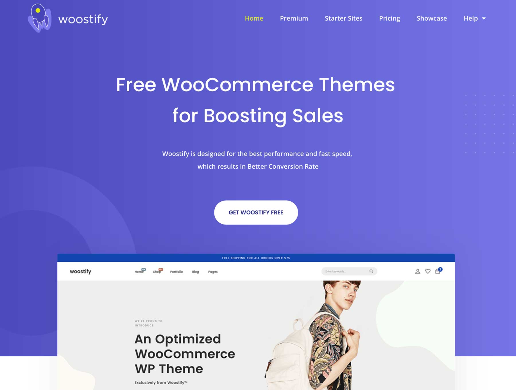 Thème WordPress pour le commerce électronique Woostify