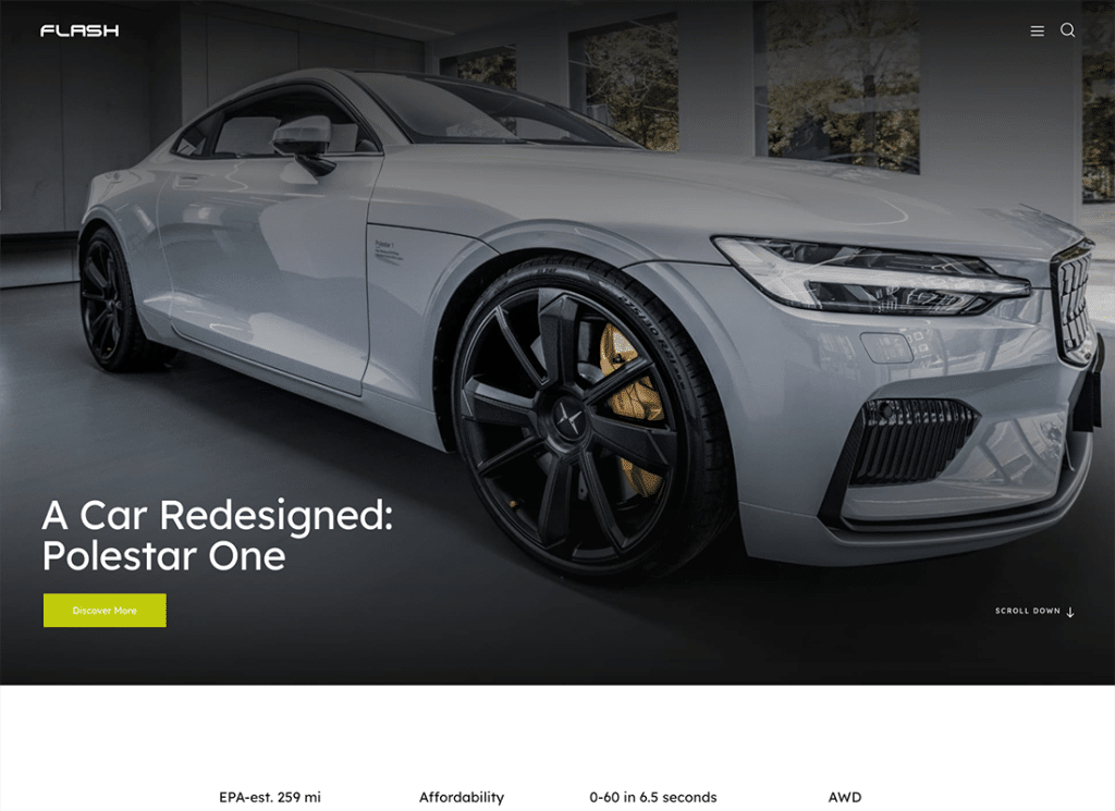 Der Blitz | Elektroautolieferant & Ladestation WordPress Theme