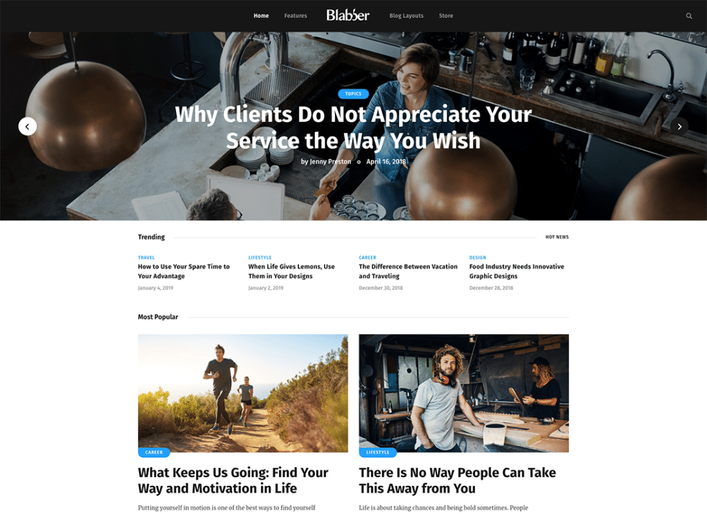 Blabber | All-in-One Elementor Blog & News Magazine Motyw WordPress + RTL