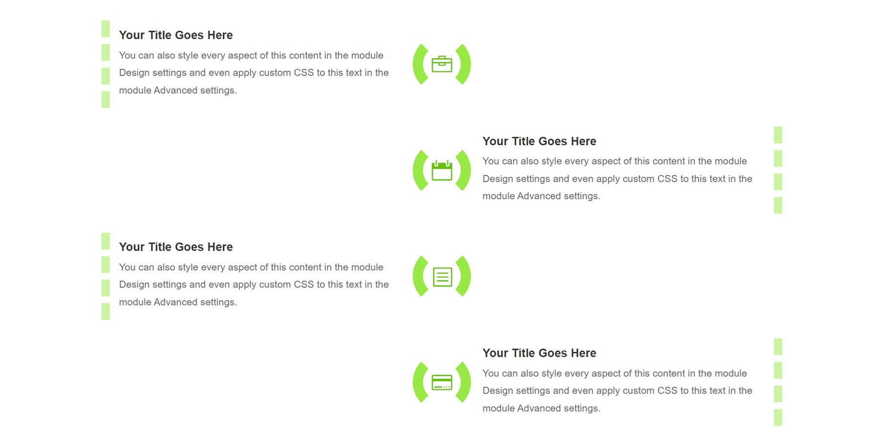 Divi Product Highlights Divi Timeline Layouts Pack Layout 85