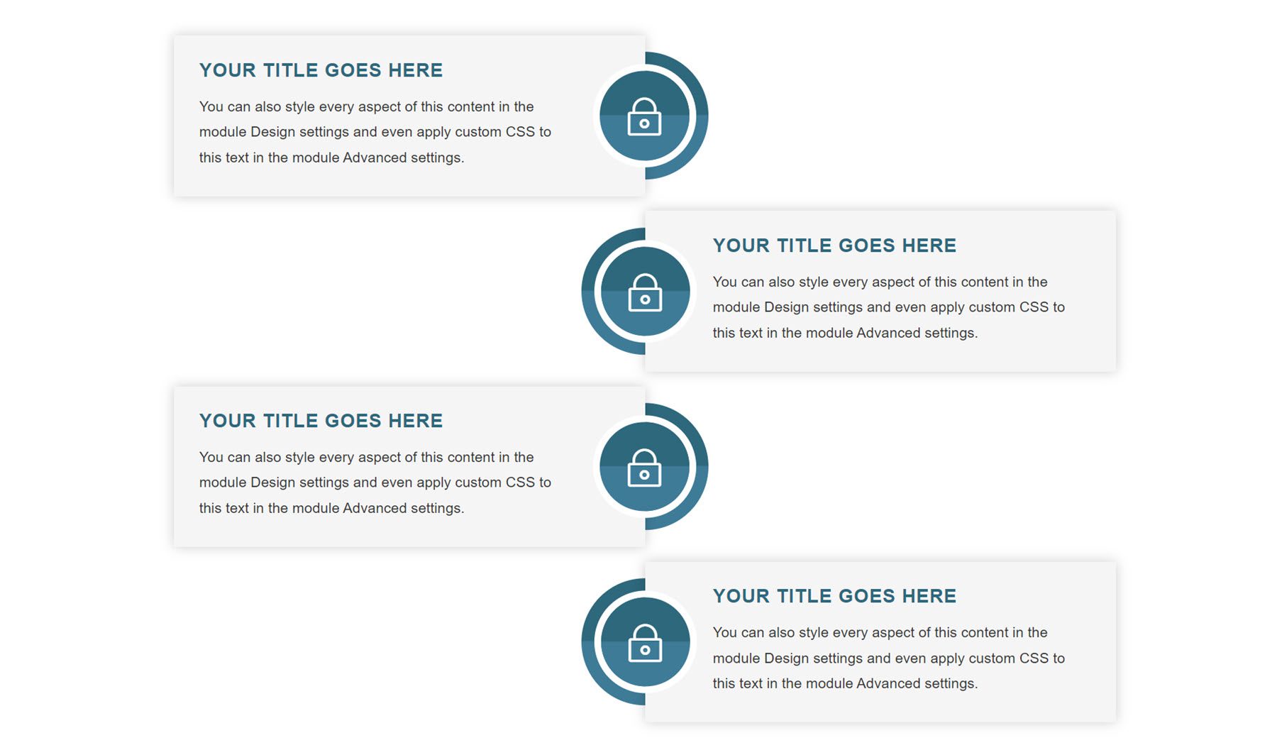 Divi Product Destaque Divi Timeline Layouts Pack Layout 53