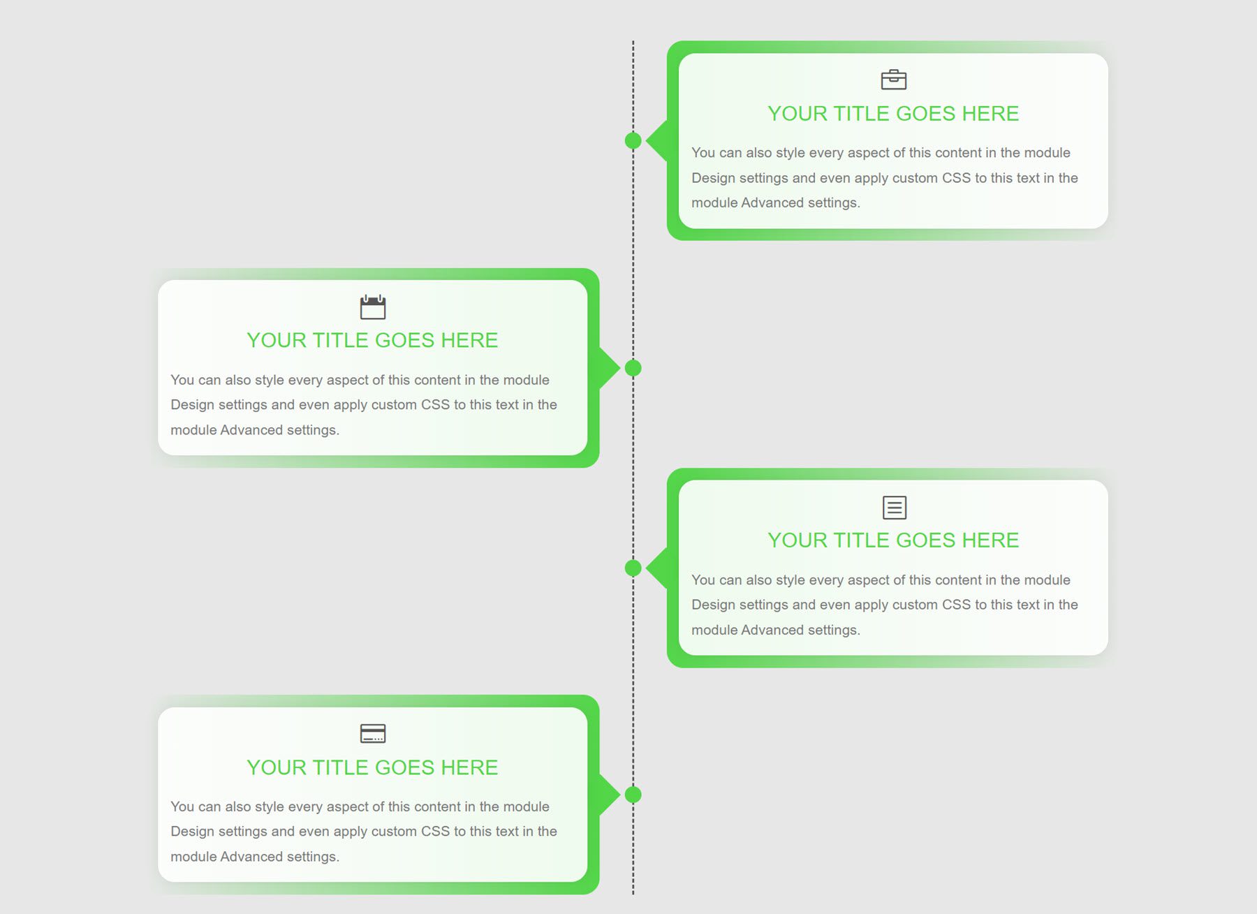 Divi Product Highlights Divi Timeline Layouts Pack Layout 88