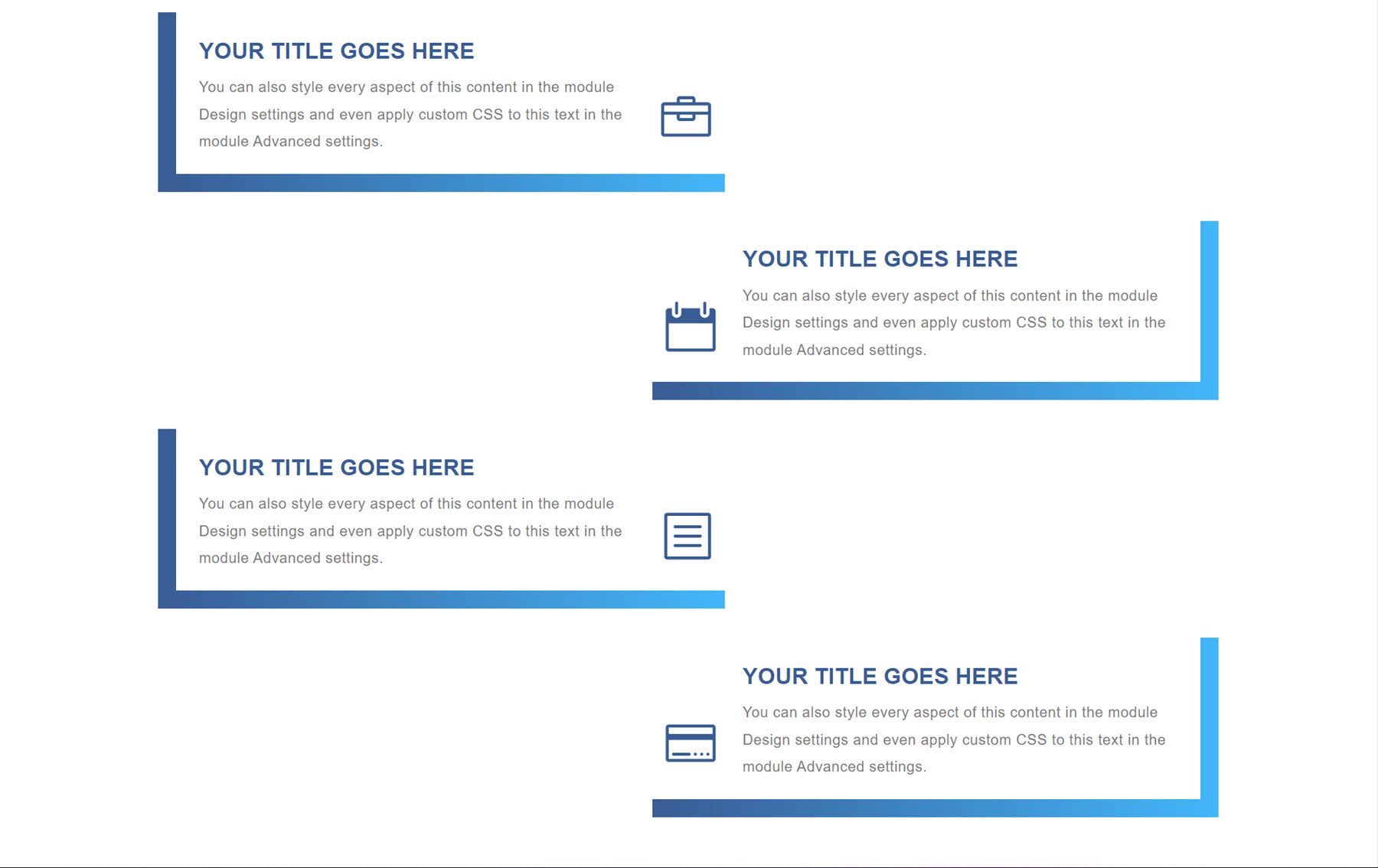 Evidențierea produsului Divi Divi Timeline Layouts Pack Layout 68