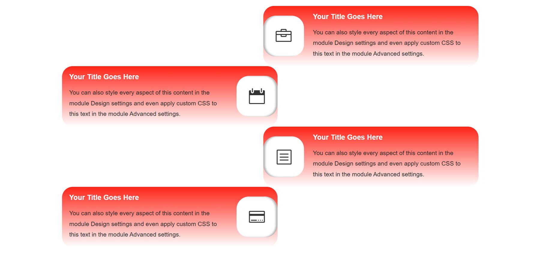 Evidențierea produsului Divi Divi Timeline Layouts Pack Layout 94